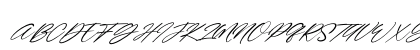 Wonderfull Italic Regular Uppercase Preview