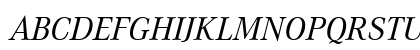 Corporate A BQ Italic Uppercase Preview