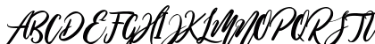 Wild Ones Regular Uppercase Preview