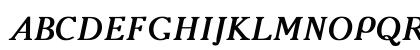 Academy Bold Italic Preview