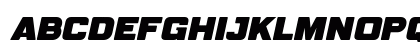 BOREX Slant Regular Uppercase Preview