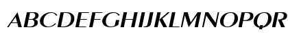 PareWide Italic Uppercase Preview