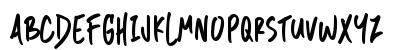 Quick Storm Regular Uppercase Preview