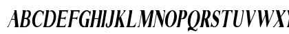 EXTRA Serif Italic Uppercase Preview