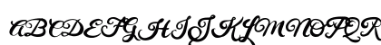 Husty Brush Regular Uppercase Preview