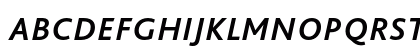 BlissPro Italic Uppercase Preview