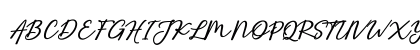 Sallim Signature Regular Uppercase Preview