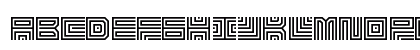 Maze Line Free Regular Uppercase Preview