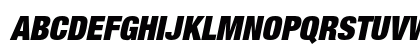Helvetica Neue LT Pro 107 Extra Black Condensed Oblique Preview