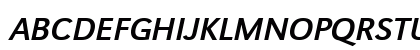 URWGroteskT Italic Uppercase Preview