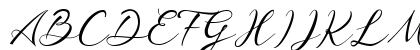 UNIVERSAL SCRIPT Personal Use Regular Uppercase Preview