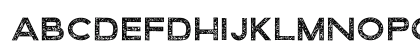 Loveolline Sans Ro F Regular Uppercase Preview