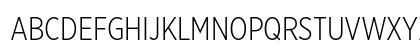 Gotham XNarrow Light Uppercase Preview