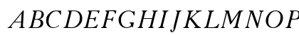 Academy Italic Preview