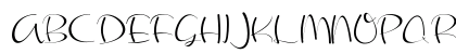 Biggbey Regular Uppercase Preview