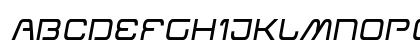 Miracle Mercury Semi-Italic Uppercase Preview