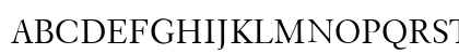 EldoradoText Regular Uppercase Preview