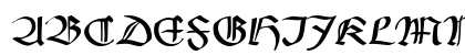 Claudius Alternate Regular Uppercase Preview