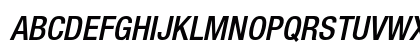 Helvetica Neue LT Pro 67 Medium Condensed Oblique Preview