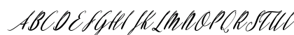 Patricia Script Regular Uppercase Preview