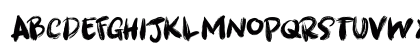 Brushcrazy DEMO Regular Uppercase Preview