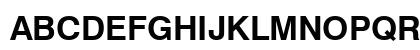 Swis721 WGL4 BT Bold Uppercase Preview