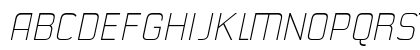 21st FineItalic Uppercase Preview