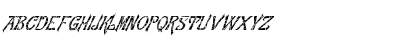 FZ JAZZY 21 CRACKED ITALIC Normal Font