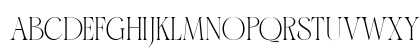 Delicate Caligraphy Regular Uppercase Preview