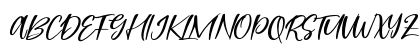 Scarlet Pen Regular Uppercase Preview