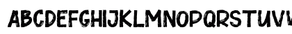 Under Type Regular Uppercase Preview