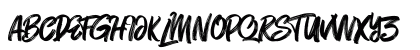 Mt. Blevas Regular Uppercase Preview