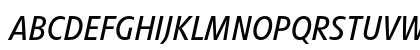 LinotypeVeto Italic Uppercase Preview