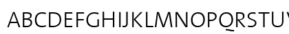 TheSans Light Uppercase Preview