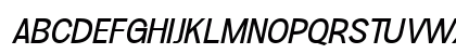 Liak DEMO ExtLt Italic Uppercase Preview
