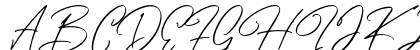 Caramello Free Regular Uppercase Preview
