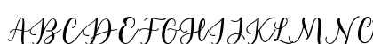 Estafet Letter Script Med Regular Uppercase Preview