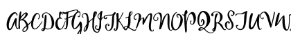 Mellanie Regular Uppercase Preview