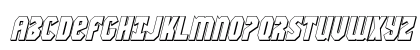 Warrior Nation 3D Italic Uppercase Preview