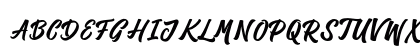 Kedmote Script Regular Uppercase Preview