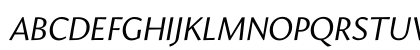 Amira Roman Italic Preview