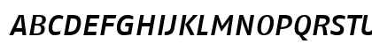 FagoEx ItalicMedium Uppercase Preview