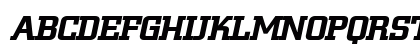 Geo957Wide BoldItalic Uppercase Preview