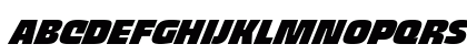 Thicker Trial Black Italic Uppercase Preview