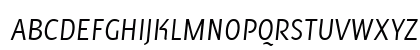 PF Muse Light Italic Uppercase Preview