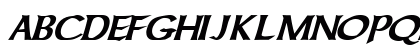 ForgottenUncial BoldItalic Uppercase Preview