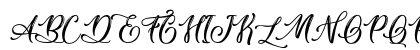Vicky Cinthia - Personal Use Regular Uppercase Preview