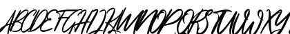 Hayabuka Regular Uppercase Preview