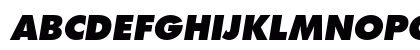 Futura LT Extra Bold Oblique Preview