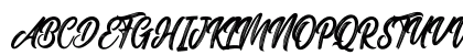 Milestone Brush Regular Uppercase Preview